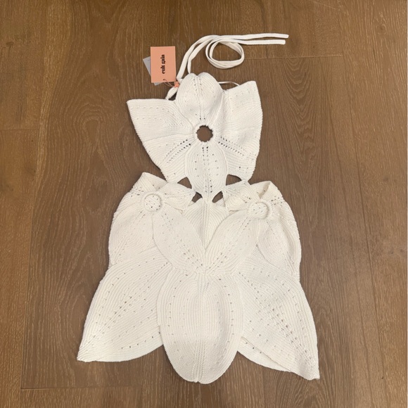 Cult Gaia White Halter Dress - Picture 2 of 3